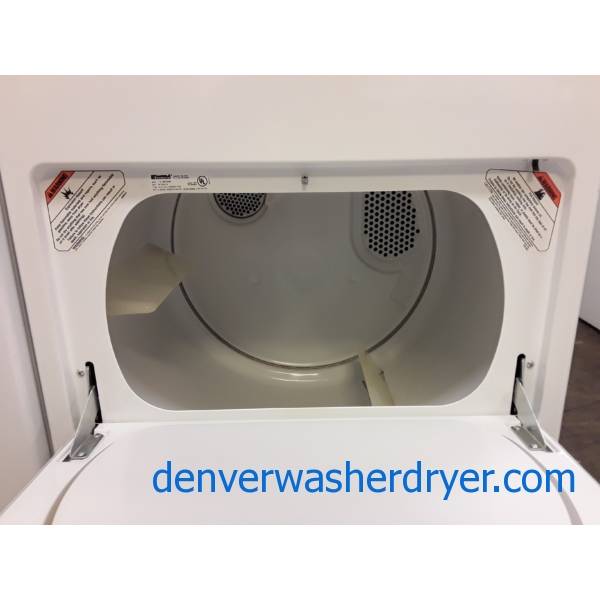 Heavy-Duty Kenmore Electric Dryer, Wrinkle Guard Feature, 29″ Wide, 6.5 Cu.Ft. Capacity, Hamper Style Door, Quality Refurbished, 1-Year Warranty!