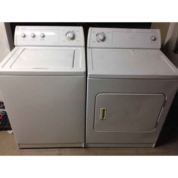 Whirlpool Washer / Dryer Matching Set 120 Denver Washer Dryer