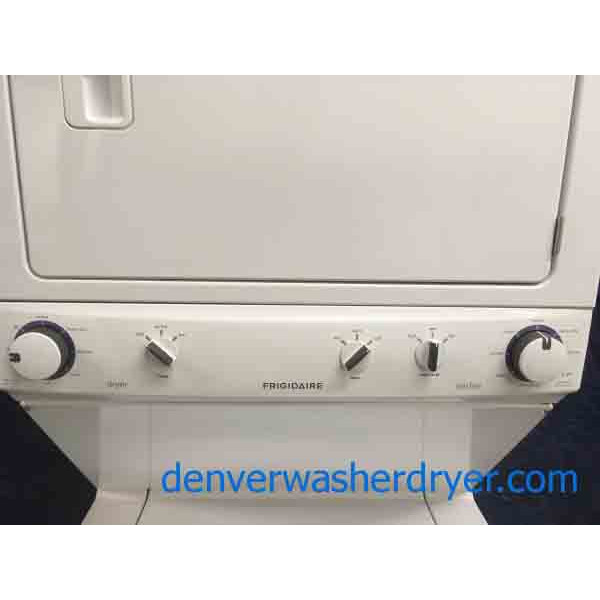 27" HighEfficiency Frigidaire Stacked Washer/Dryer Set! 2589
