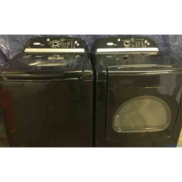 Matched Whirlpool Washer and Dryer, 5 cu ft HE