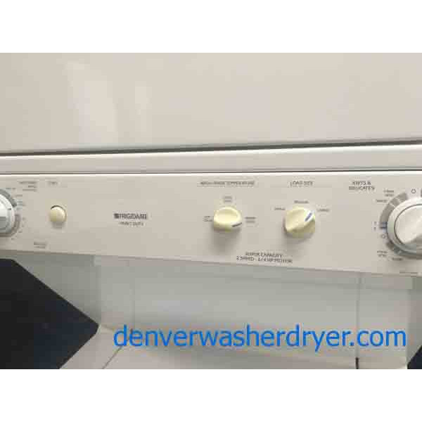 27″ Frigidaire Heavy Duty Stacked Washer and Dryer