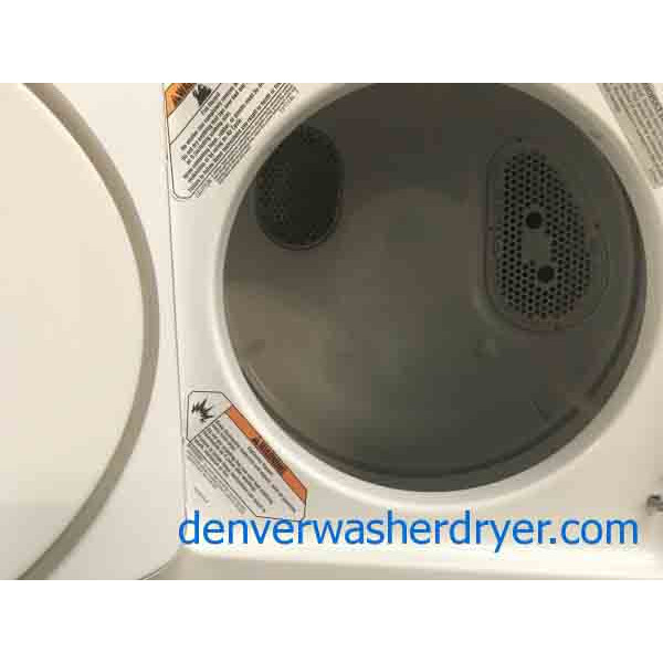 24″ Whirlpool Thin Twin Stacked Washer and Dryer