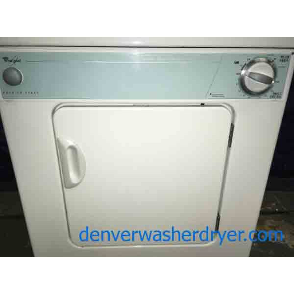 Whirlpool 24″, 110V, 3.4 Cu. Ft. Dryer!