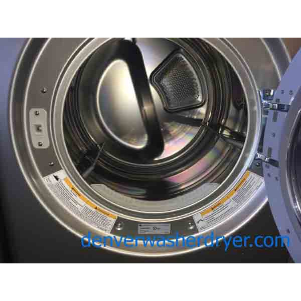 Immaculate Silver LG Tromm Washer Dryer Set!