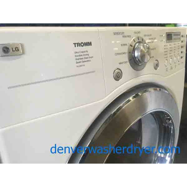 Reliable LG Front Loading Laundry Set!