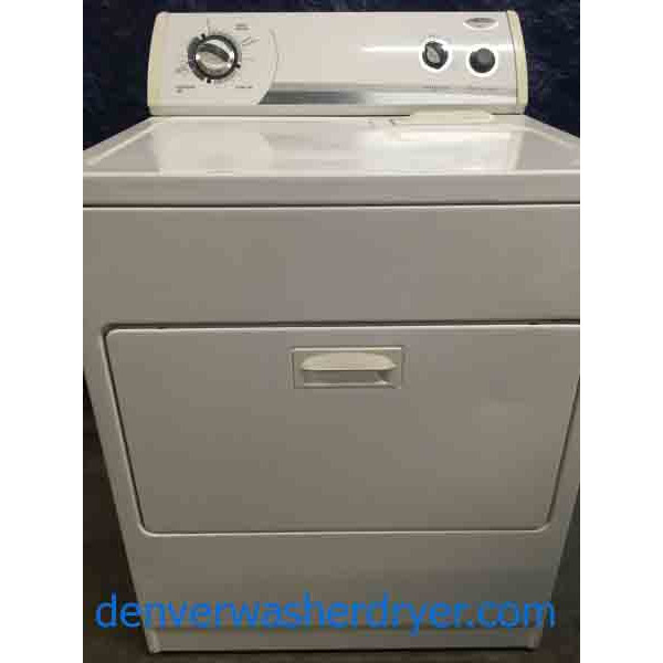 Super Clean, Super Capacity Whirlpool Electric Dryer!