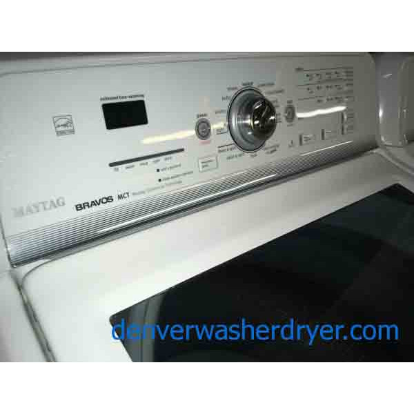 Amazing Maytag 5 cu ft Washer and Matching Steam Dryer, HE