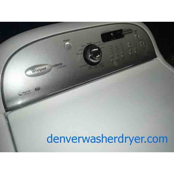 Whirlpool Cabrio Platinum HE Washer, Energy Star, HUGE! With White Samsung Dryer!