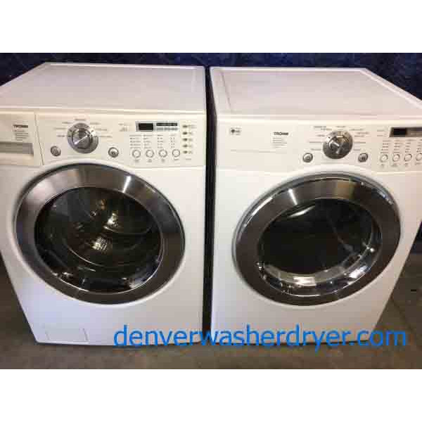 GAS Front-Load, Stackable, Washer Dryer Set, Direct-Drive