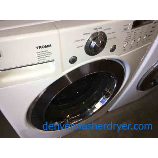 GAS Front-Load, Stackable, Washer Dryer Set, Direct-Drive