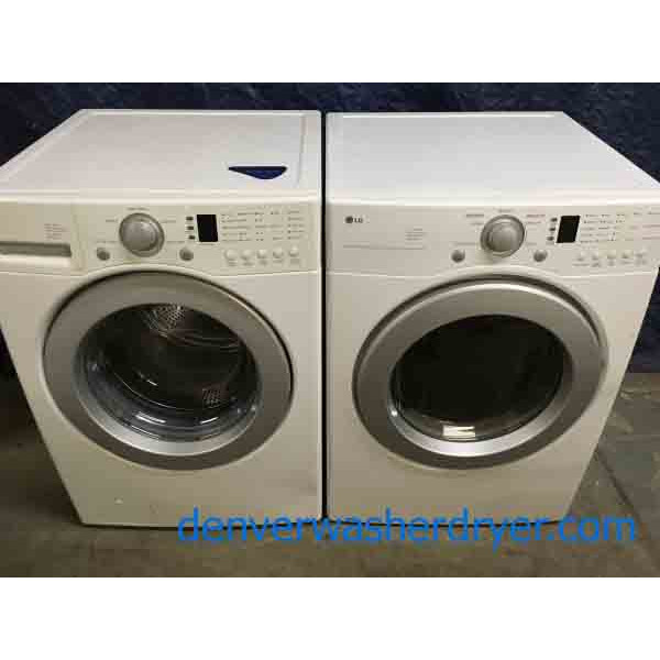 DirectDrive LG Washer and Dryer Set! Stackable, 220V 2966 Denver