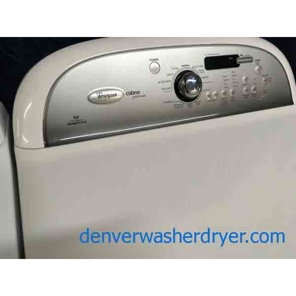 Whirlpool Cabrio Platinum Canyon Capacity Laundry Set 2992 Denver