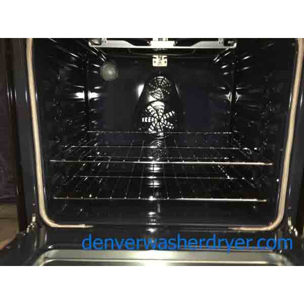 Brand-New Samsung Glass-Top Convection Oven, Stainless