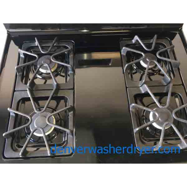 Used Stainless Gas Stove, 30″, Whirlpool, 1-Year Warranty