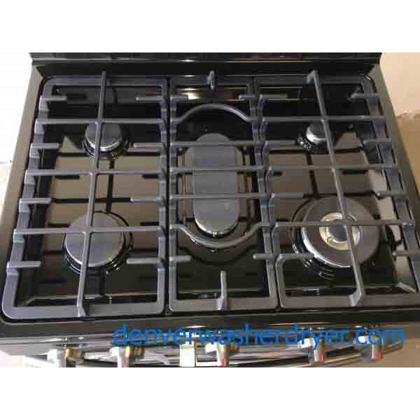 BrandNew Gas Stove, 30" Freestanding, Samsung, 5Burner, DUO Oven