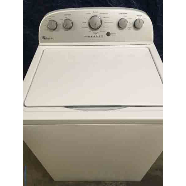 New 4.3 cu. ft. Whirlpool High Efficiency Top-Load Washer, Matched Dryer, VM