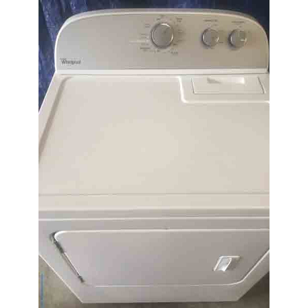 Wonderful White Whirlpool Dryer, Electric, with 6-Month Warranty