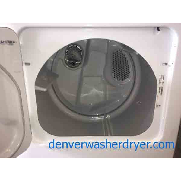 Wonderful White Whirlpool Dryer, Electric, with 6-Month Warranty