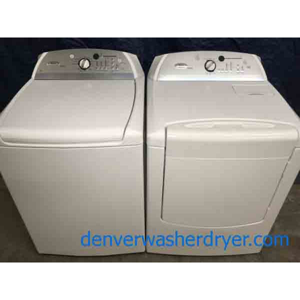 Direct-Drive High-Efficiency Top-Load Laundry Set, Electric Dryer, 1-Year Warranty