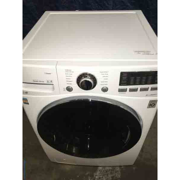 Solid 2016 Front-Load LG Washer, 4.3 Cu. Ft, Direct-Drive