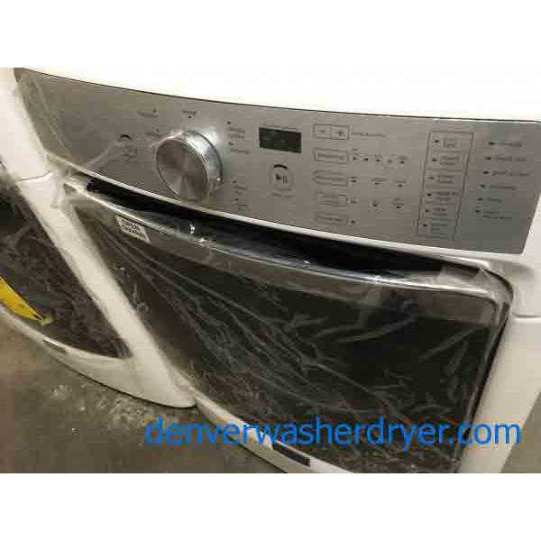 New! Maytag 4.5 Cu. Ft Front-Load Washer|Dryer Set, Electric, Scratch-Dent