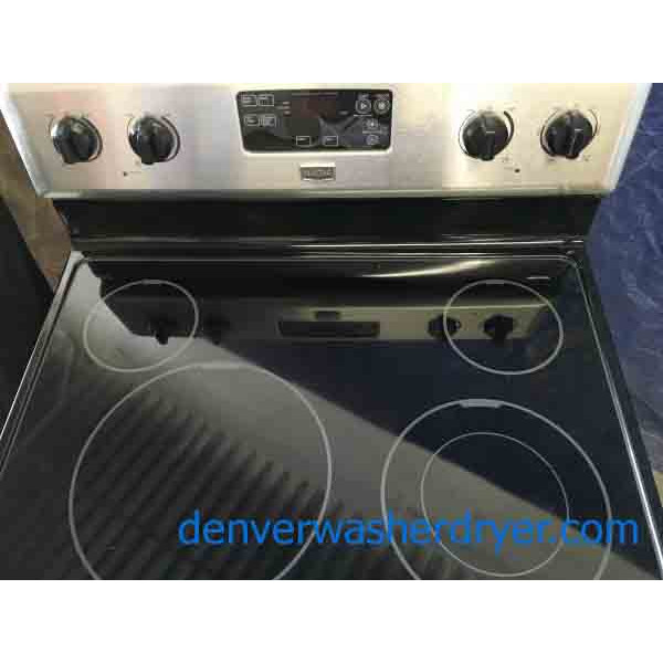 Black & Stainless Steel Maytag Electric Stove!