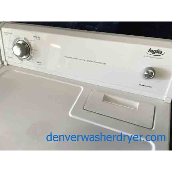 Basic, User-Friendly Whirlpool Inglis Washer/Dryer Set!