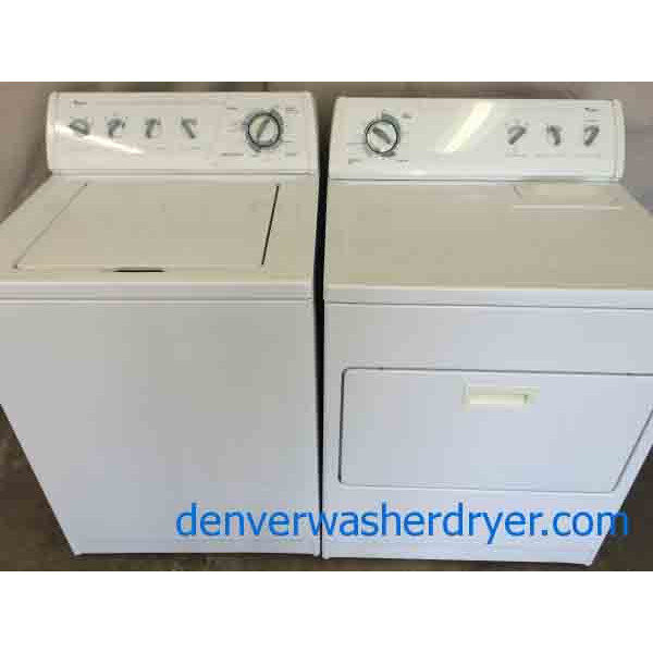 Whirlpool Washer/Dryer Set, Commercial Quality, Super Capacity Plus