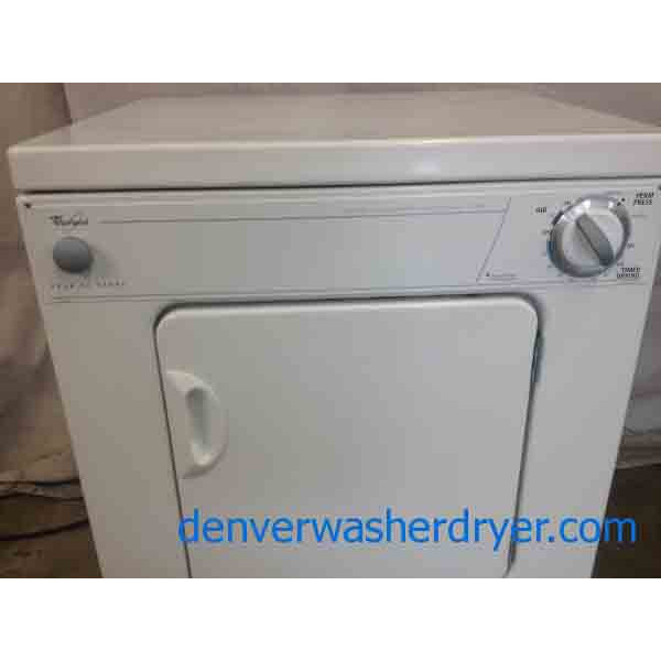 Whirlpool Stackable Rare 110v Dryer! + GE Fridge