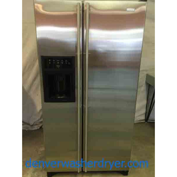 Stainless JennAir SideBySide Refrigerator, Immaculate Condition! 25.6cu.ft. 2061 Denver