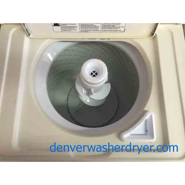 Beautiful Whirlpool Washer/Dryer Set, Almond