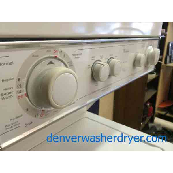 Apartment Sized 24" Whirlpool Thin Twin Washer/Dryer Stackable Set