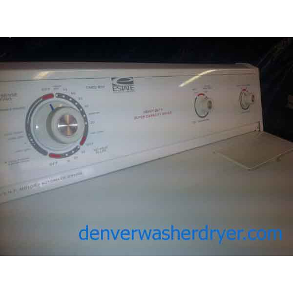 Washer and Dryer Set, Estate by Whirlpool