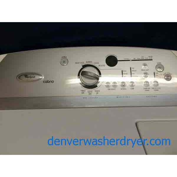 Whirlpool Cabrio Washer/Dryer, High Efficiency, Stainless Basket, Awesome Condition!