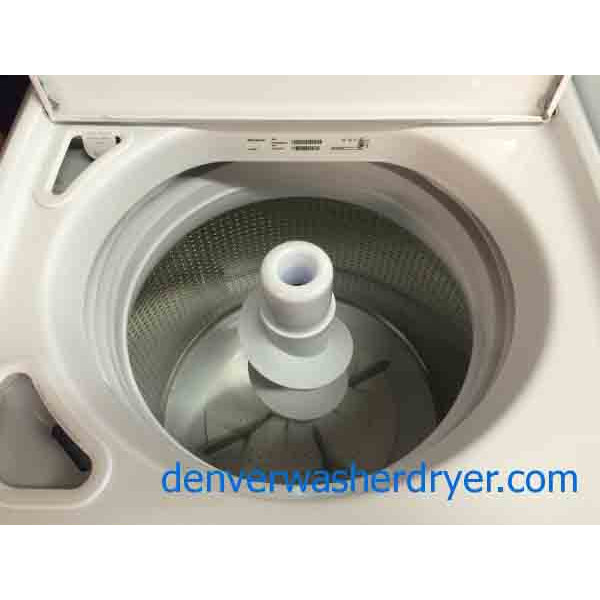 Whirlpool Cabrio Washer/Dryer Set, stainless basket, with agitator