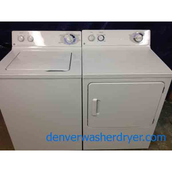 GE Washer/Dryer Set, Simple and Reliable