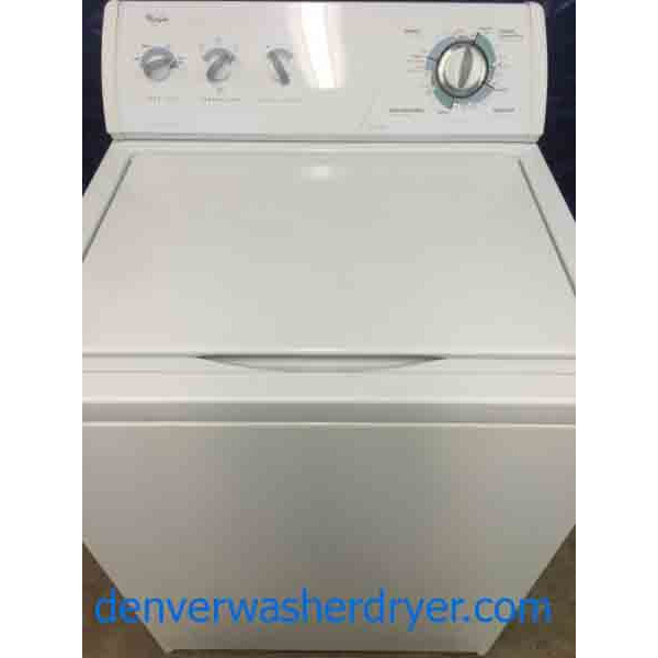 Whirlpool Washer, Commercial Quality, Super Capacity Plus