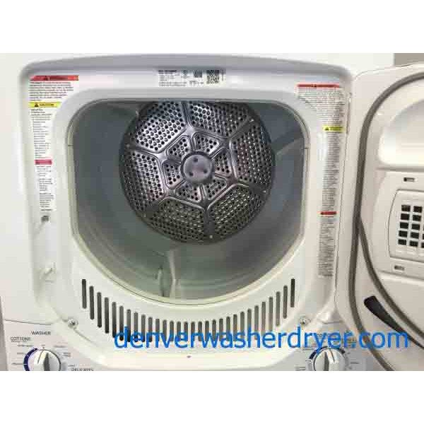 2014 GE Stackable Washer/Dryer 24", Like New! 2187 Denver Washer Dryer