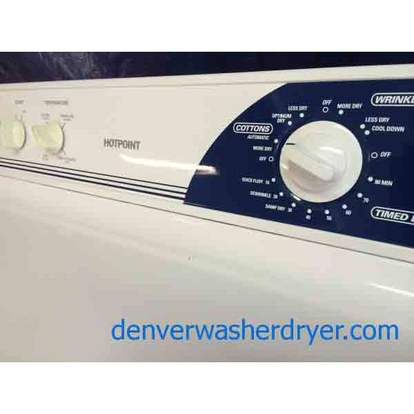 Great Hotpoint Dryer, Electric, Extra Large Capacity 1552 Denver