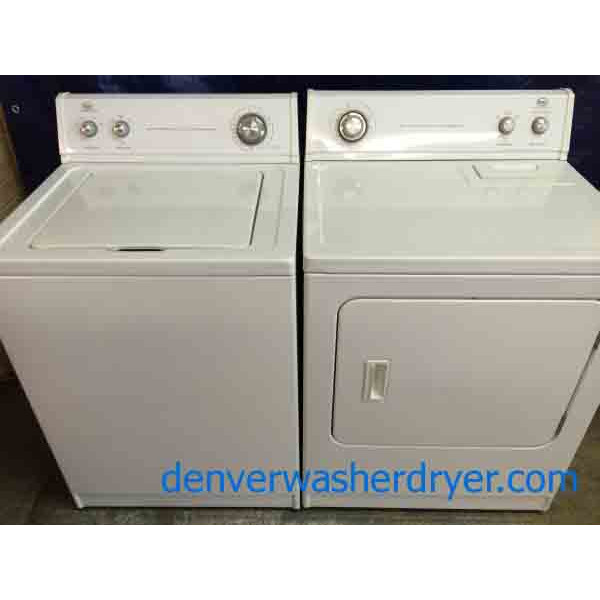 Roper Washer/Dryer Set, by Whirlpool, Super Capacity, Great Set! 1567 Denver Washer Dryer
