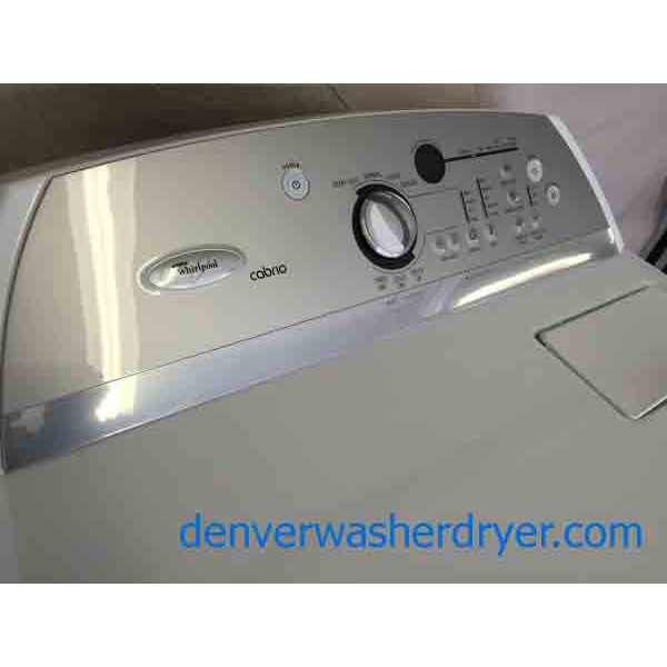 High Efficiency Whirlpool Cabrio Washer/Dryer Matching Set, Gas Dryer!