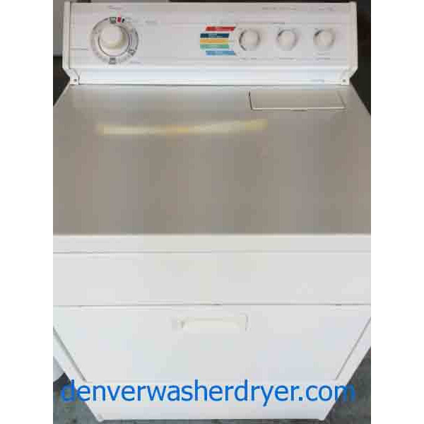Whirlpool Dryer, Heavy Duty, Full Featured 1975 Denver Washer Dryer