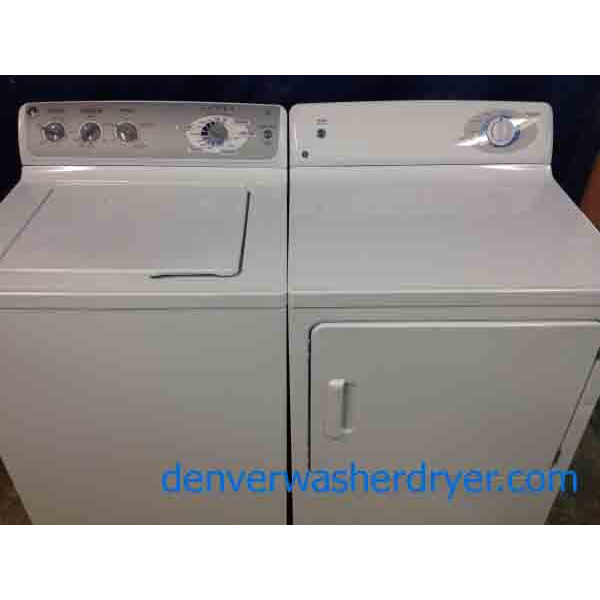 GE Energy Star Washer/Dryer, Stainless Steel Washer Basket, Agitator-less