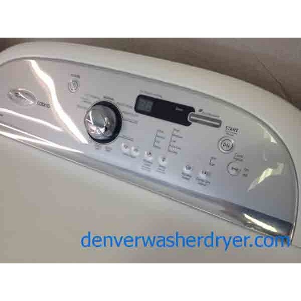 High-Efficiency Agitator-less Cabrio Washer/Dryer Set!
