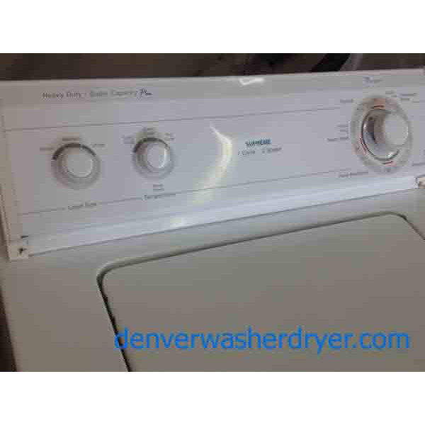 Heavy Duty Whirlpool Washer/GAS Dryer Set!