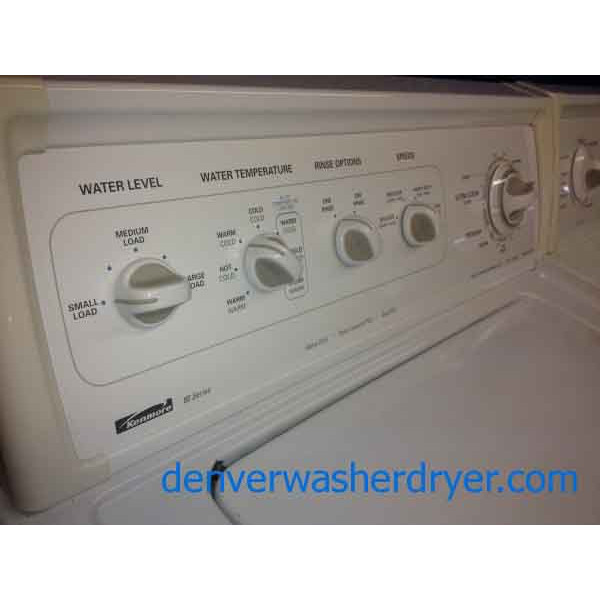 Wonderful Kenmore 80 Series Washer/Dryer Set
