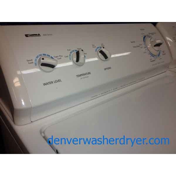 Superb Kenmore 600 Series Matching Washer/Dryer Set