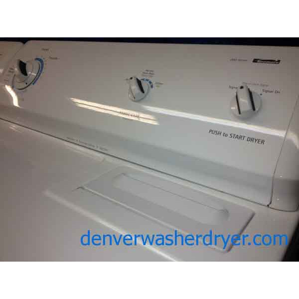 Superb Kenmore 600 Series Matching Washer/Dryer Set