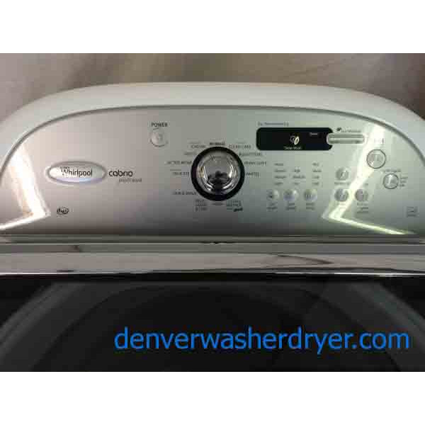 Whirlpool Cabrio Platinum Washer/Dryer Set, high efficiency, fantastic condition!