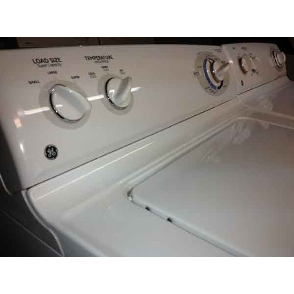 Sparkling GE Matching Washer/Dryer Set 390 Denver Washer Dryer